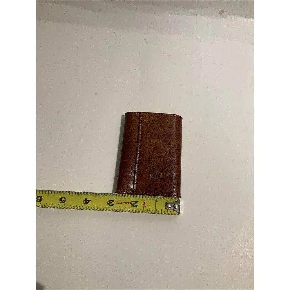 Temptations Brown Leather Key Wallet Vintage Keeper - Picture 9 of 10